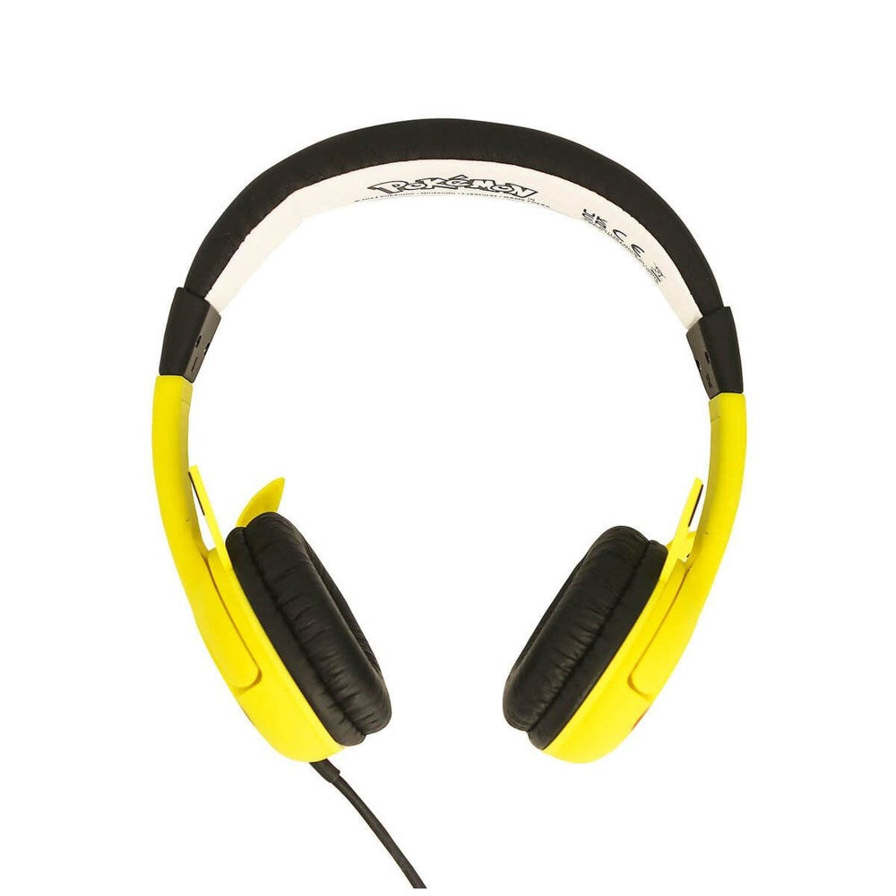 Pikachu OTL On-Ear Headphones for Kids with 3D Ears - Max. 85dB - Yellow