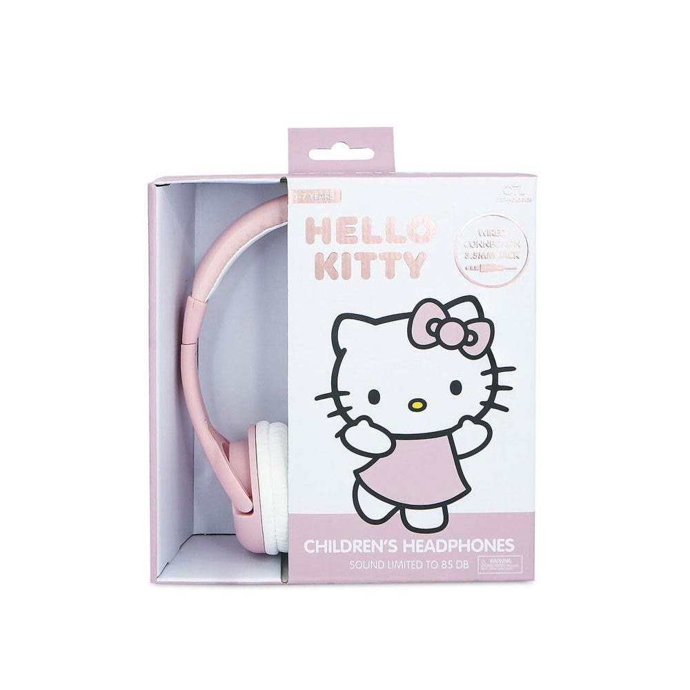 Hello Kitty OTL On-Ear Headset for Kids with Jack Plug - Max. 85dB - Pink