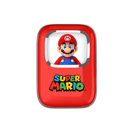 Super Mario OTL True Wireless In-Ear Headset with Slide-Up Charging Case - Red
