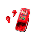 Super Mario OTL True Wireless In-Ear Headset with Slide-Up Charging Case - Red