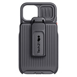 iPhone 14 Tech21 Evo Max Hybrid Case with Clips - MagSafe Compatible - Black