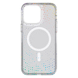 iPhone 14 Pro Max Tech21 EVO Sparkle Case - MagSafe Compatible - Transparent w. Shiny Dots