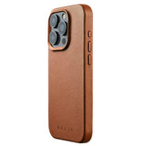 Mujjo iPhone 15 Pro Max Leather Case - MagSafe Compatible - Brown