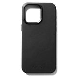 Mujjo iPhone 15 Pro Max Leather Case - MagSafe Compatible - Black