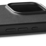 Mujjo iPhone 16 Pro Leather Case - MagSafe Compatible - Black