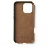 Mujjo iPhone 16 Pro Max Leather Case - MagSafe Compatible - Black