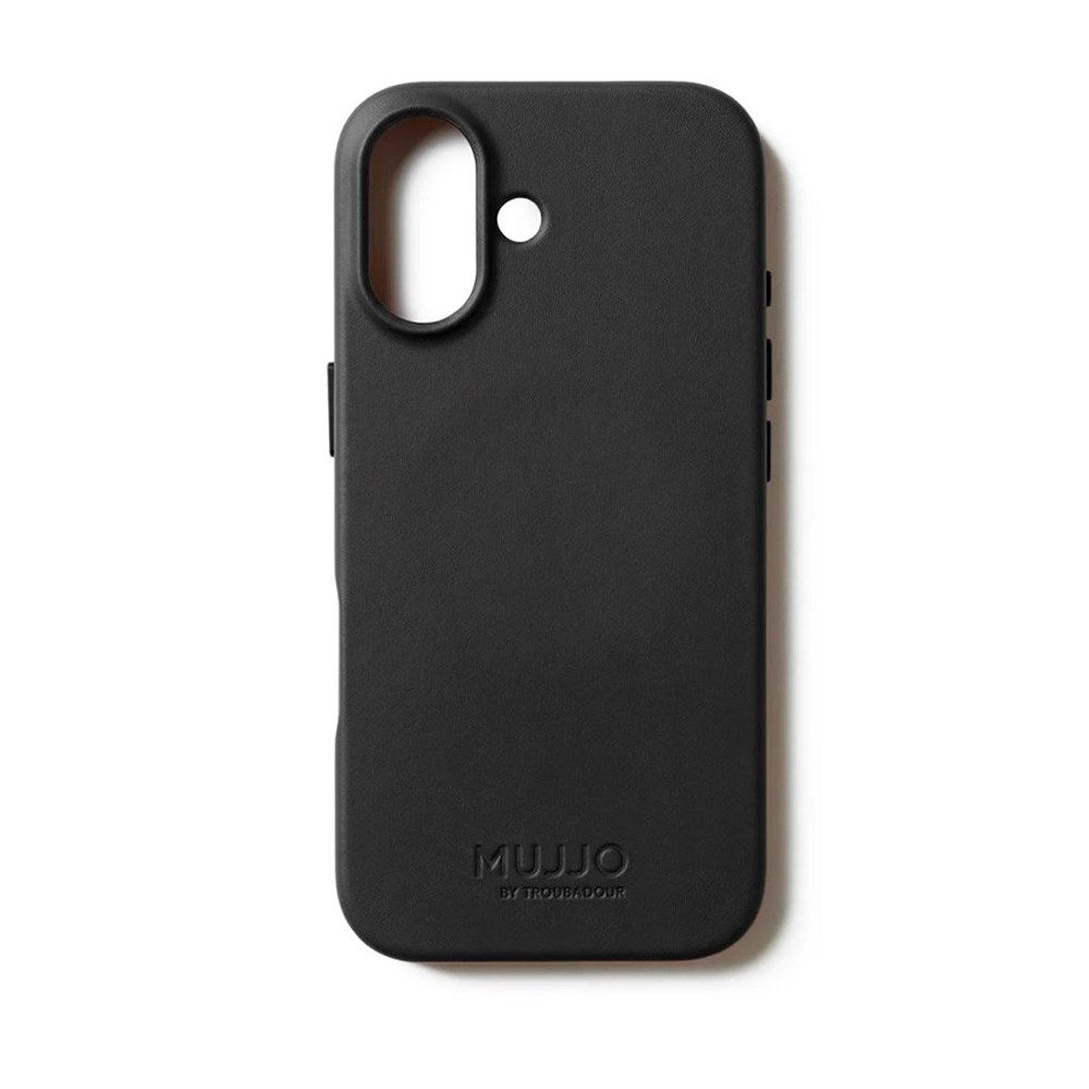 Mujjo iPhone 17 Leather Case - MagSafe Compatible - Black