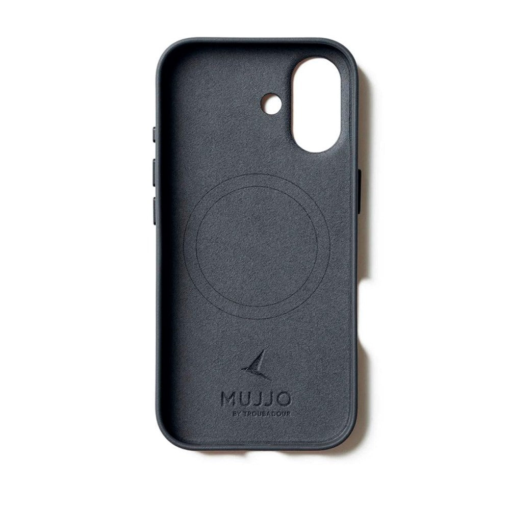 Mujjo iPhone 17 Leather Case - MagSafe Compatible - Basalt