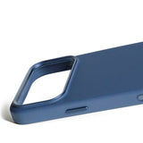 Mujjo iPhone 17 Pro Leather Case - MagSafe Compatible - Monaco Blue