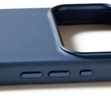 Mujjo iPhone 17 Pro Leather Case - MagSafe Compatible - Monaco Blue