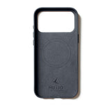Mujjo iPhone 17 Pro Leather Case - MagSafe Compatible - Basalt