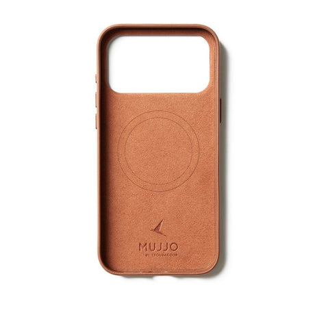 Mujjo iPhone 17 Pro Leather Case - MagSafe Compatible - Tan