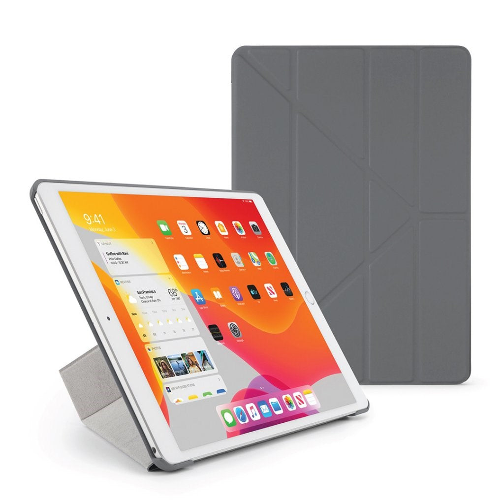 iPad 10.2 "(2021 / 2020 / 2019) Pipetto Origami Case - Grey