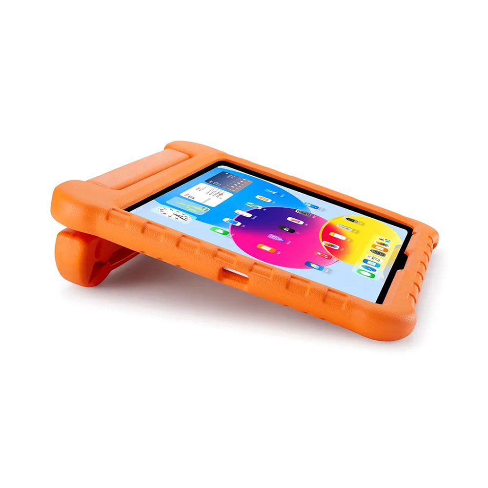 iPad 10.9" (2022) Pipetto Children's Case w. Handle and Stand Function - Orange