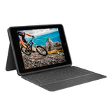 Logitech iPad 10.2" (2021 / 2020 / 2019) Rugged Folio Keyboard (Danish/Nordic Keyboard with Case) - Graphite