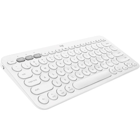 Logitech K380 Mac Multi-Device Wireless Bluetooth Keyboard - Off-White