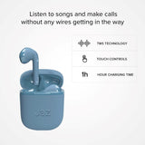 Jaz Silk True Wireless In-Ear Bluetooth Headphones - Blue