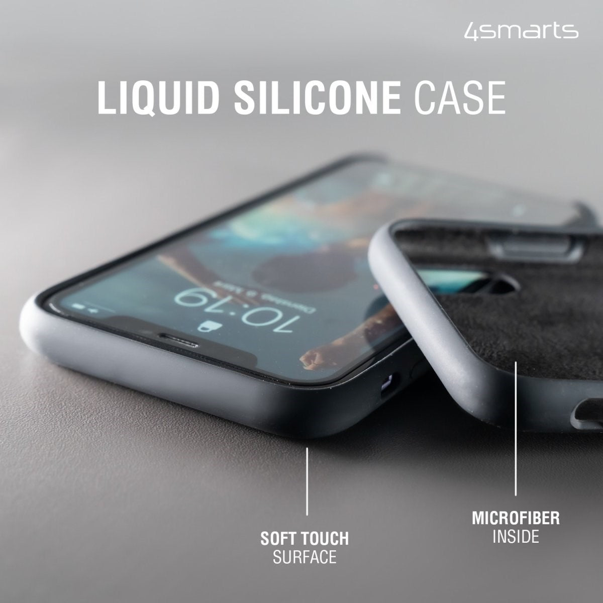 Samsung Galaxy 4Smarts Liquid Silicone Case CUPERTINO - Black