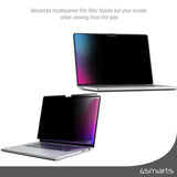 MacBook Air 13 M2/M3 (2022-2024) 4smarts Magnetic Protective Film - Privacy Filter (DEMO)