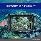 4smarts Universal Tablet 11" Waterproof Active Pro Stark Case - Black / Transparent (Max. tablet 120 x 225 x 20 mm) (DEMO)