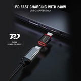 4smarts USB-C to USB-A / USB-C Data Blocker Adapter Set - 2 pcs - Black