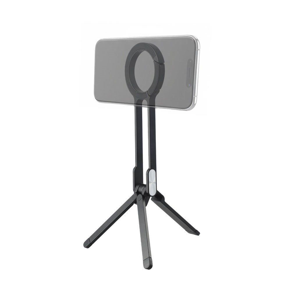 4smarts Foldable Tripod for Smartphone - MagSafe Compatible - Black