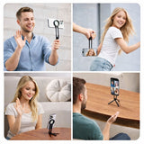 4smarts Foldable Tripod for Smartphone - MagSafe Compatible - Black
