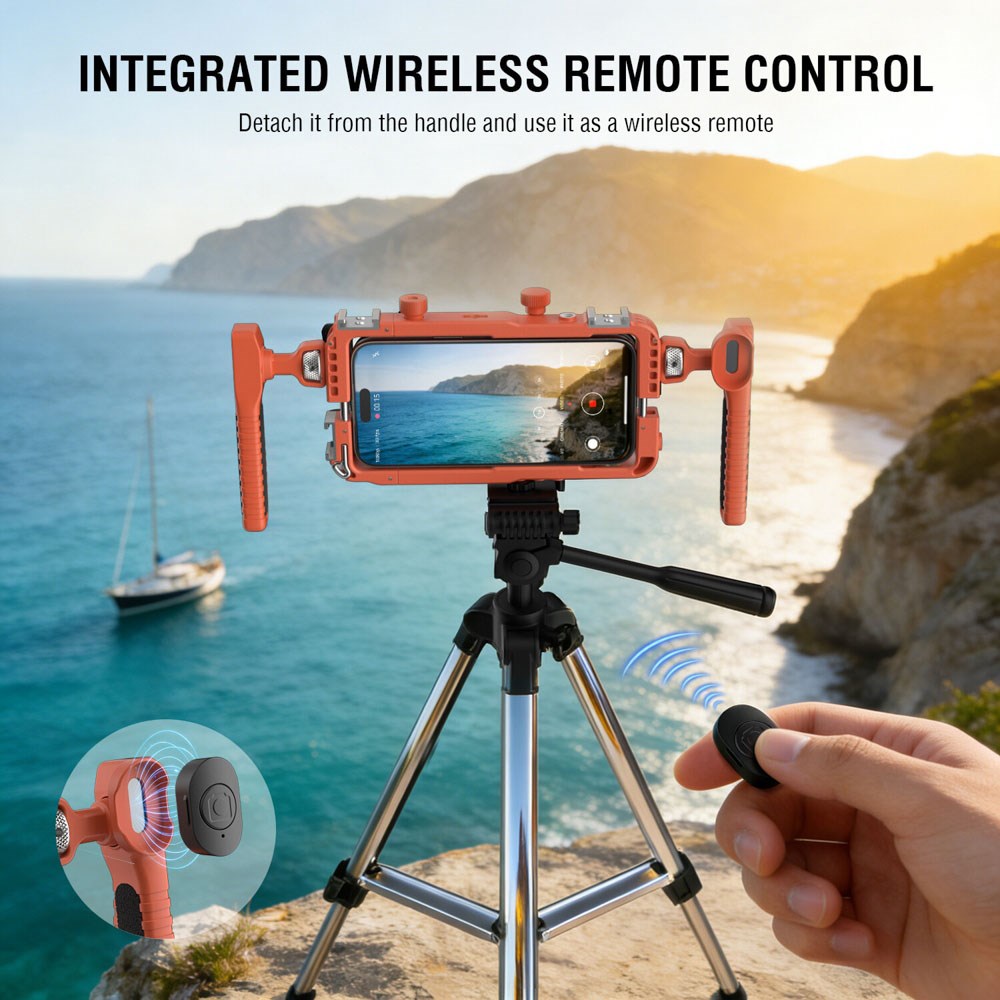 4smarts Universal Mobile Rig with Bluetooth Remote Release - Orange