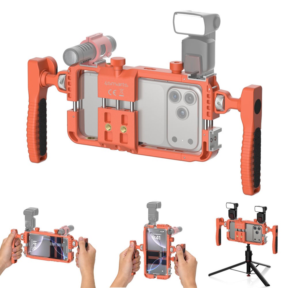 4smarts Universal Mobile Rig with Bluetooth Remote Release - Orange