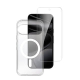 Google Pixel 11 Pro XL 4Smarts 360° Protection Set with Case & Screen Protection Glass - Qi2 Compatible - Transparent