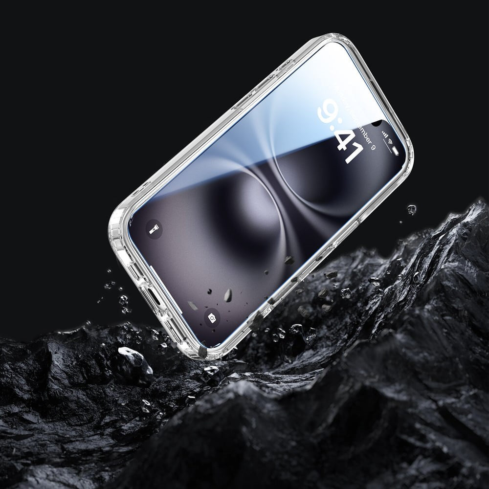 iPhone 18 Pro / 17 Pro 4Smarts 360° Protection Set with Case & Screen Protection Glass - MagSafe Compatible - Transparent