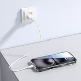 iPhone 18 Pro Max / 17 Pro Max 4Smarts 3-in-1 Premium Starter Set - MagSafe Case, Screen Protector & 20W Wall Charger - Transparent / White