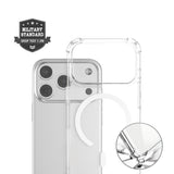 iPhone 18 Pro / 17 Pro 4Smarts IBIZA Hybrid Case - MagSafe Compatible - Transparent