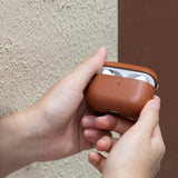 Native Union AirPods Pro Leather Case Tan - Genuine Leather - Brown