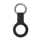 eSTUFF Silicone Case for AirTag w. Key Ring - Black