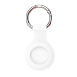 eSTUFF Silicone Case for AirTag w. Key Ring - White