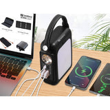 Sandberg PowerBank 20W with Hand Crank & 2 Flashlights - 2 x USB-A & 2 x USB-C - 20,000mAh - Black