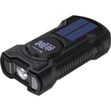 Sandberg Survivor Radio - 5,000mAh Solar PowerBank with Emergency Radio & Flashlight - Black