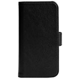 Essentials Samsung Galaxy S21 Leather Flip Case 2 in 1 with Card Holder - Black