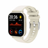 Denver SWC-176BE Smartwatch with Sleep and Fitness Tracker - Silicone Strap - Beige