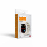 Denver SWC-176BE Smartwatch with Sleep and Fitness Tracker - Silicone Strap - Beige