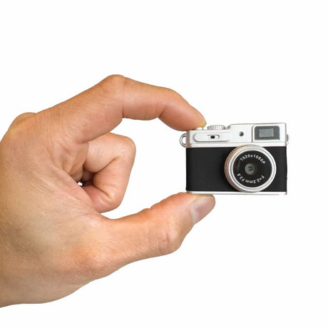 Denver DMC-1203B Mini Digital Camera with Keychain - Black