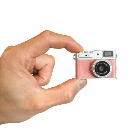 Denver DMC-1203RO Mini Digital Camera with Keychain - Pink