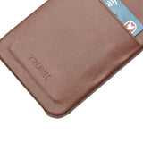 Trunk iPhone 11 Pro / XS / X Genuine Leather Case with Card Pocket - Brown
