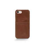 Trunk iPhone 11 / XR Genuine Leather Case with Card Pocket - Brown