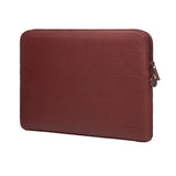 Trunk Vegan Leather Sleeve for Macbook 13" (30,5 x 22 x 2 cm) - Wine Red Apple Peel