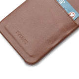 Trunk iPhone 13 Mini Genuine Leather Case with Card Pocket - Brown
