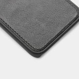 Trunk iPhone 13 Pro Max Genuine Leather Flip Case with Removable Back Case - Black