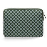 Trunk Neoprene Sleeve for MacBook 13" (30.5 x 21.5 x 1.5 cm) - Olive Green Tartan