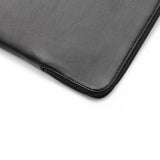 Trunk Genuine Leather Sleeve for MacBook 14" (33 x 23,5 x 2 cm) - Black